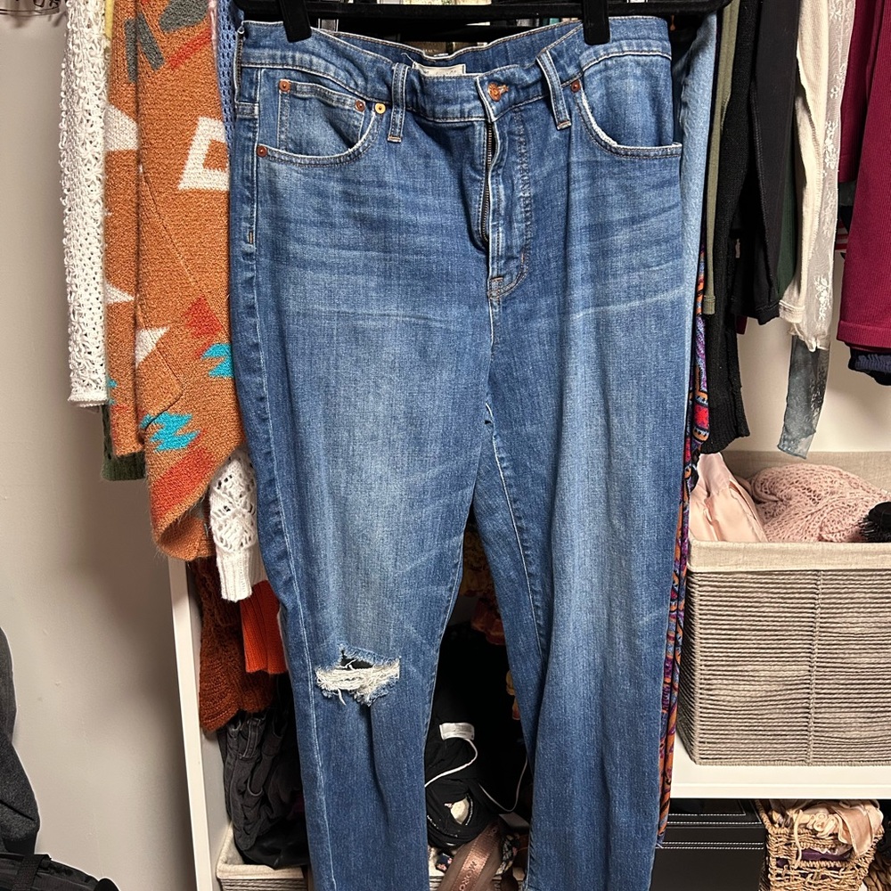 Madewell jeans the perfect vintage crop